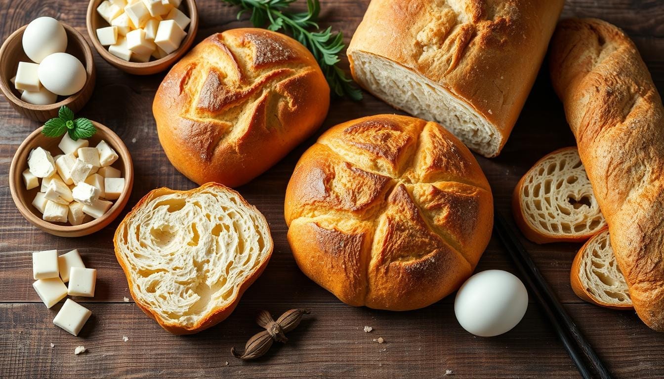 White Chocolate Bread Pudding Bread Selection