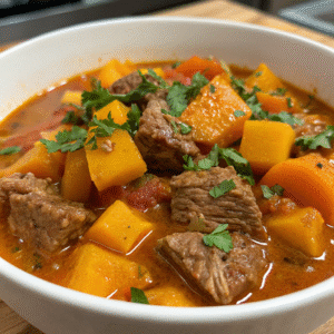 Beef and Butternut Squash Stew