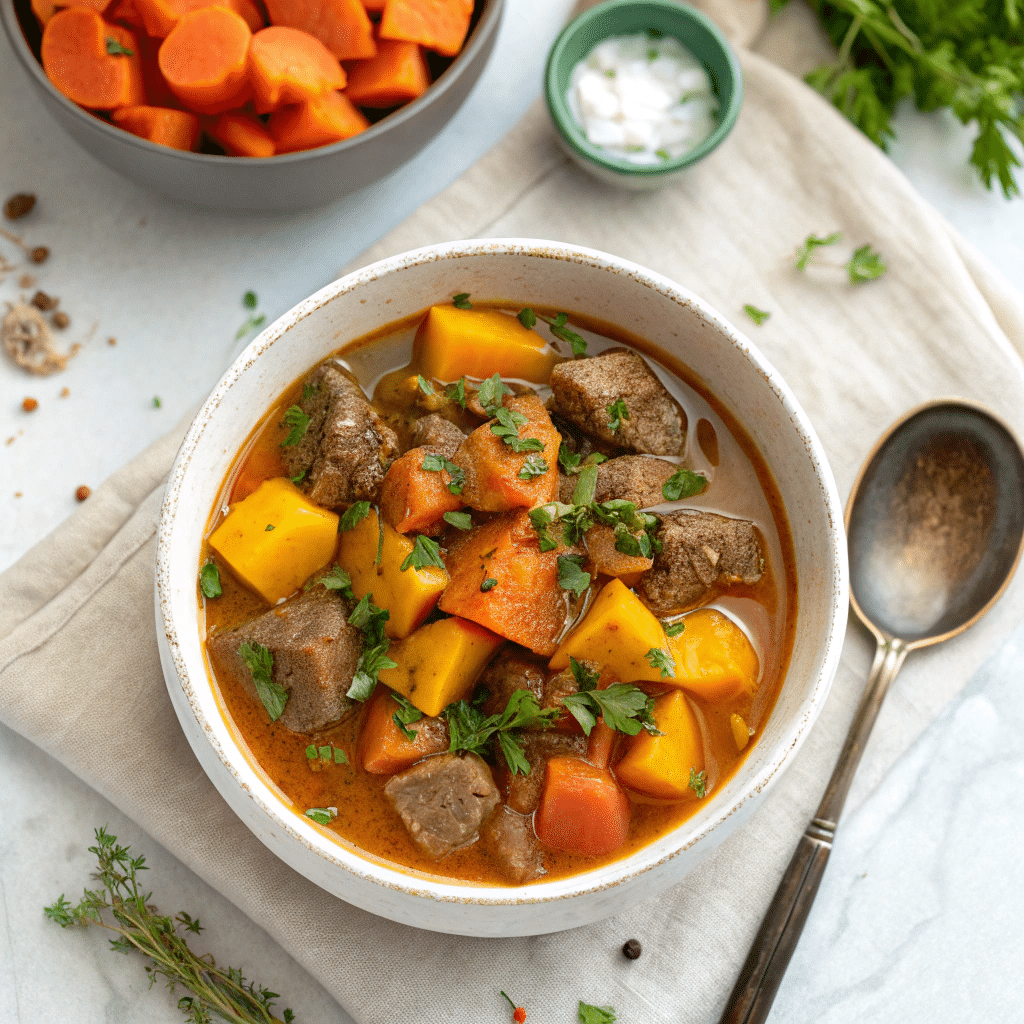 Beef and Butternut Squash Stew