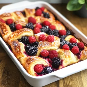 Berry Croissant Bake