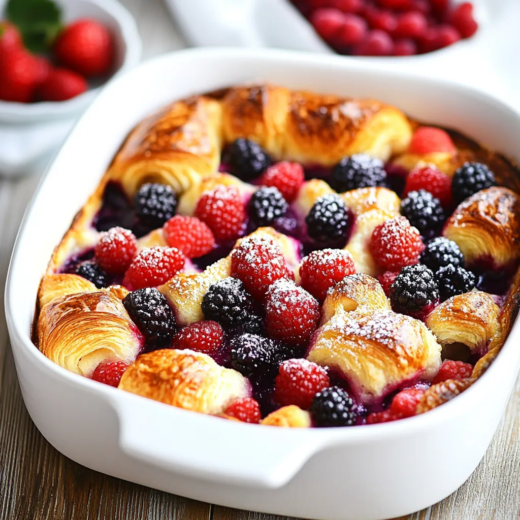Berry Croissant Bake