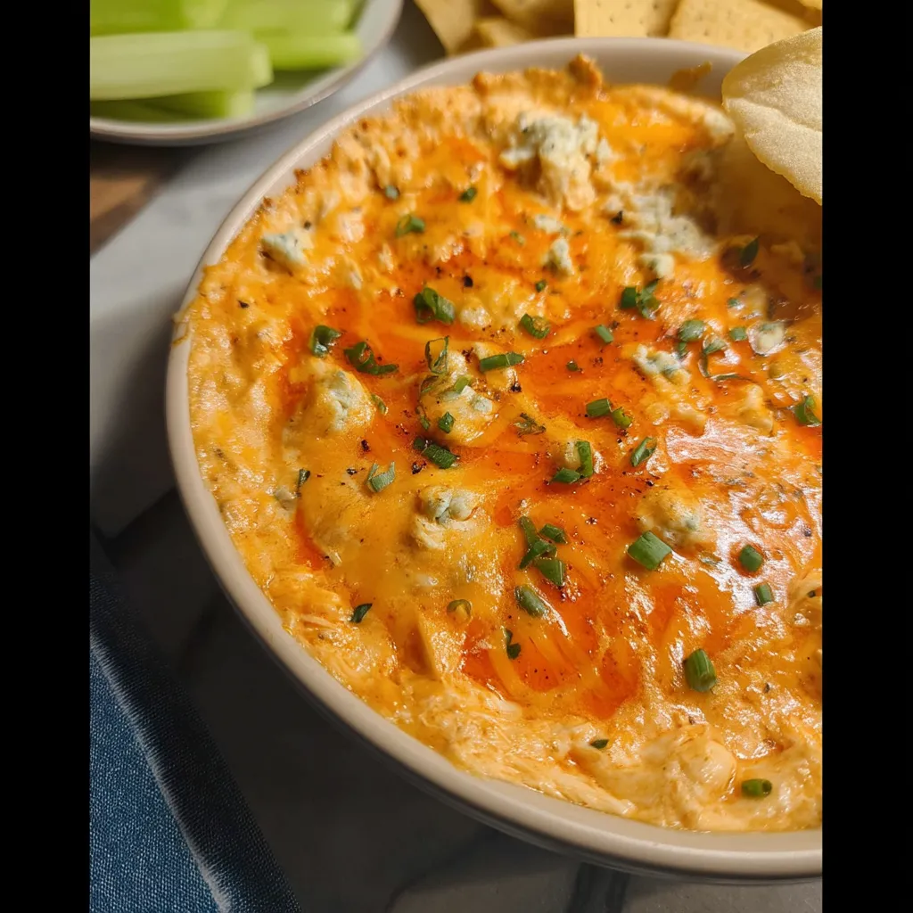 Slow Cooker Buffalo Chicken Soup