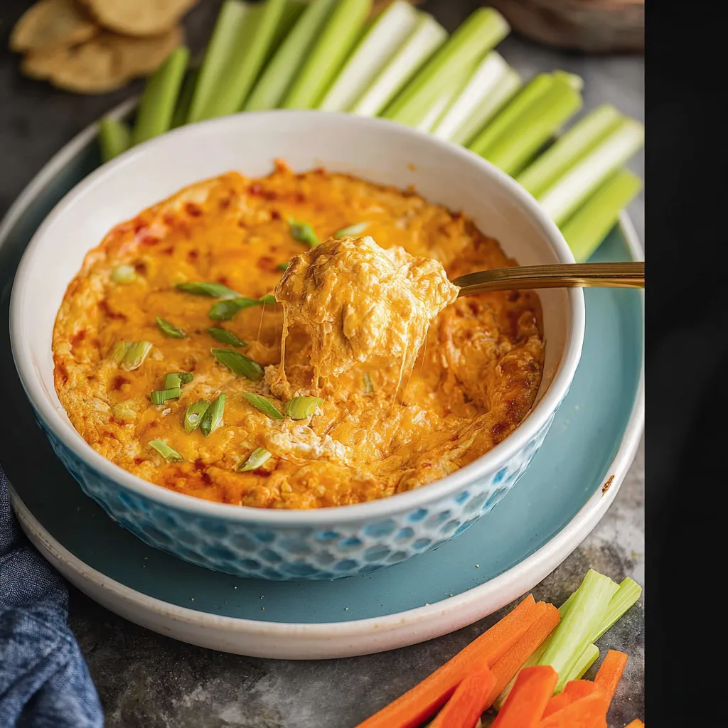 Slow Cooker Buffalo Chicken Soup