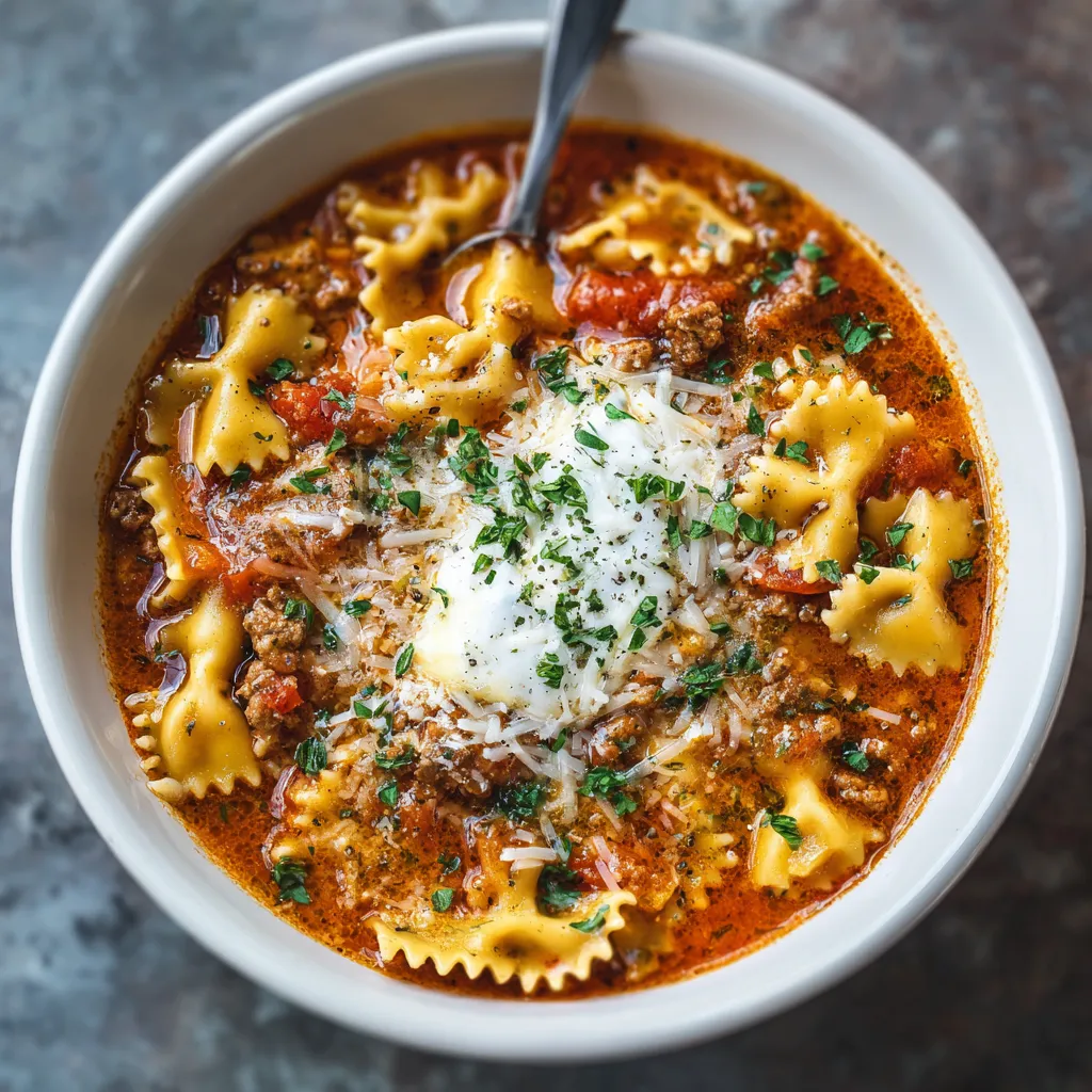 Lasagna Soup