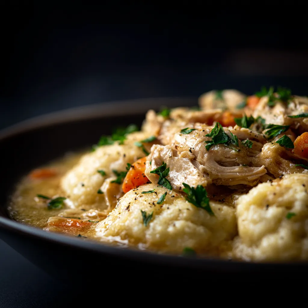 Slow Cooker Chicken and Dumplings