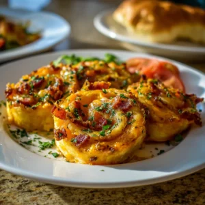 Cheddar Bacon Pinwheels