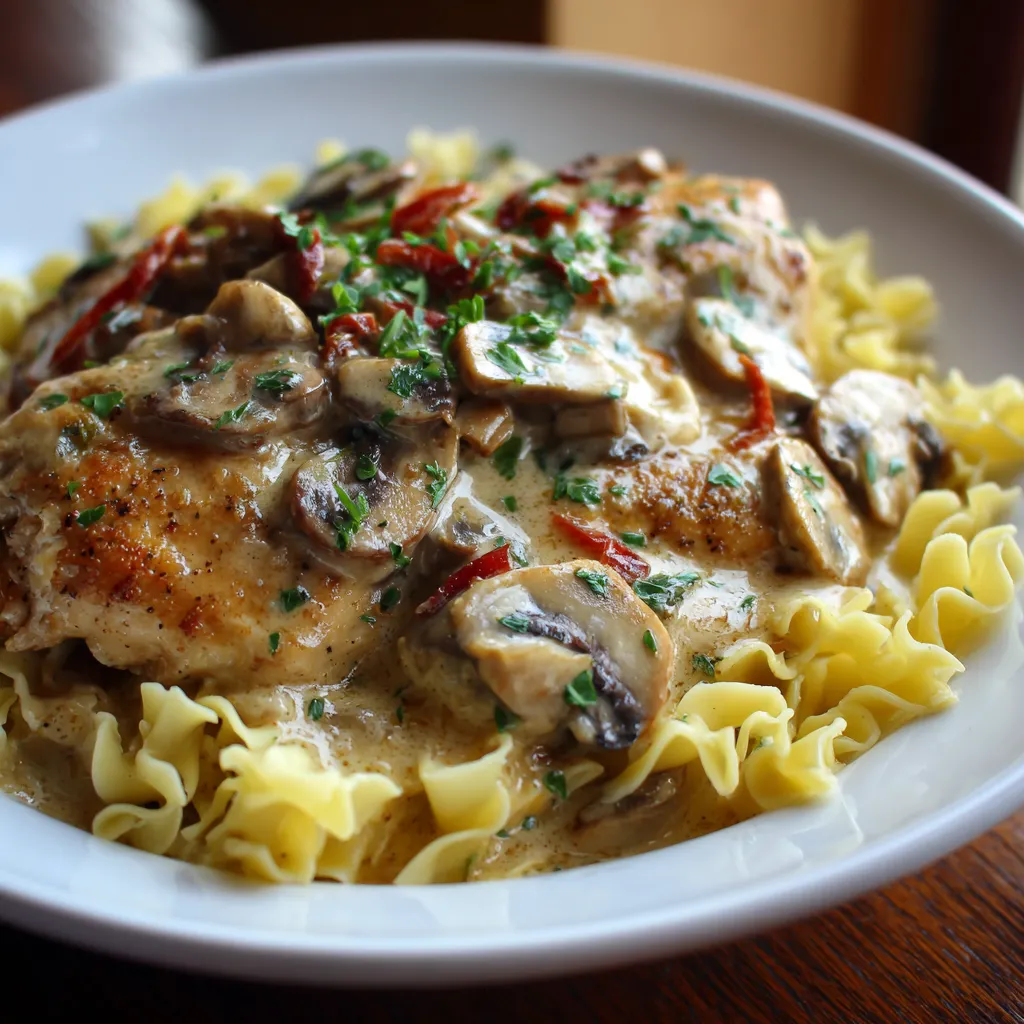 Creamy Chicken Marsala