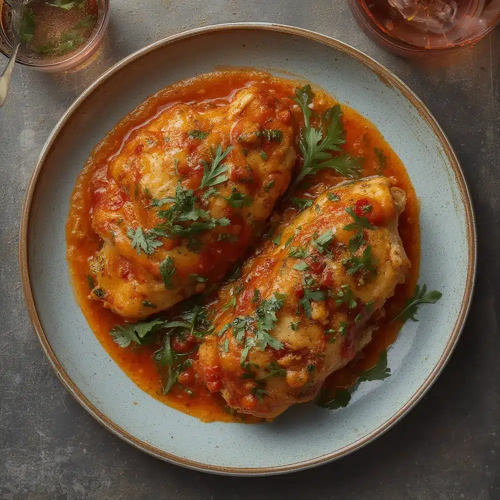 Mediterranean Stuffed Chicken