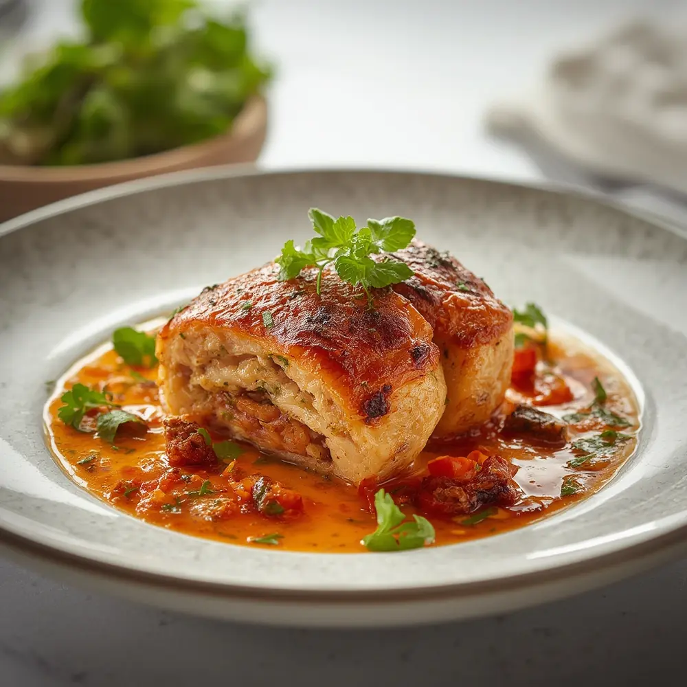 Mediterranean Stuffed Chicken