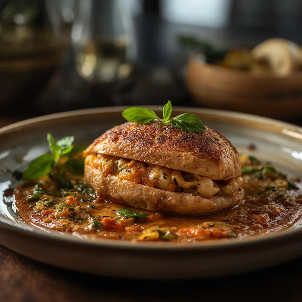 Mediterranean Stuffed Chicken