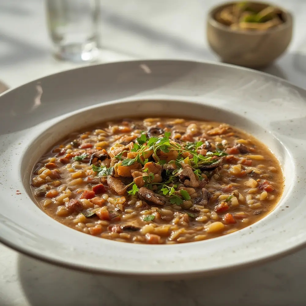 Mushroom Wild Rice Soup