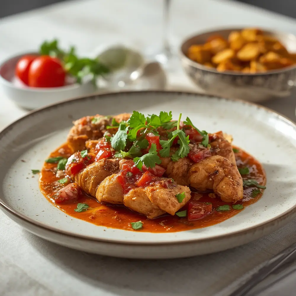 Skinny Chicken Fajitas