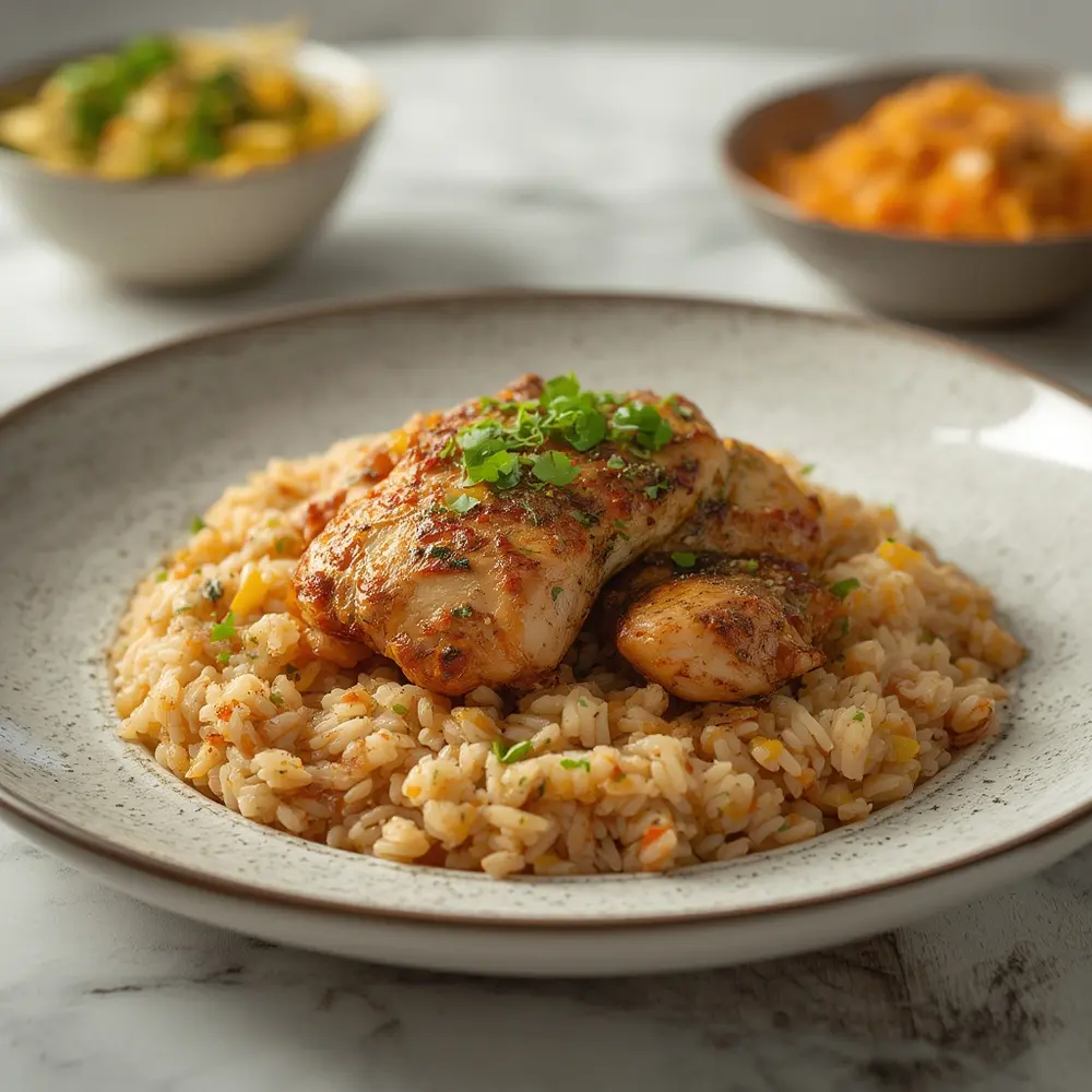 Slow Cooker Chicken & Rice