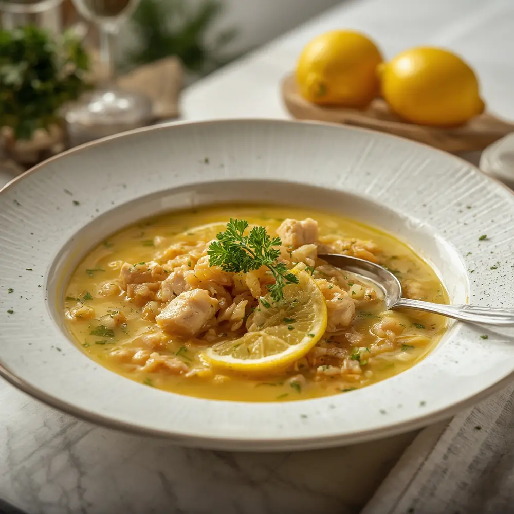 Lemon Orzo Chicken Soup