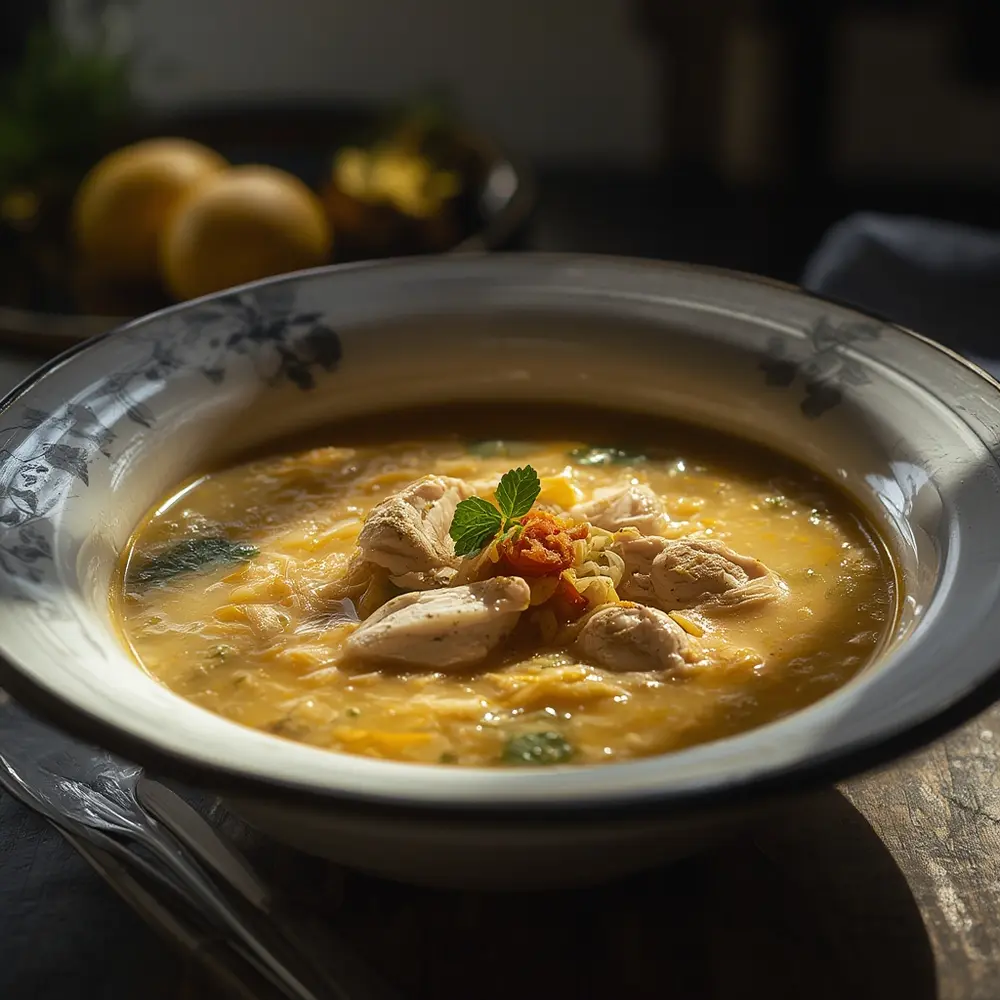 Lemon Orzo Chicken Soup