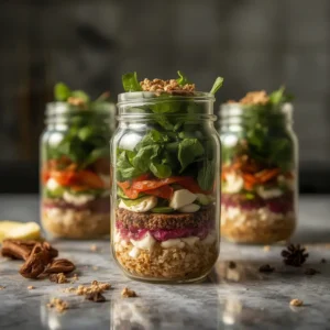 Mason Jar Detox Salads